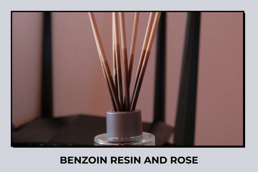 benzoin resin and rose