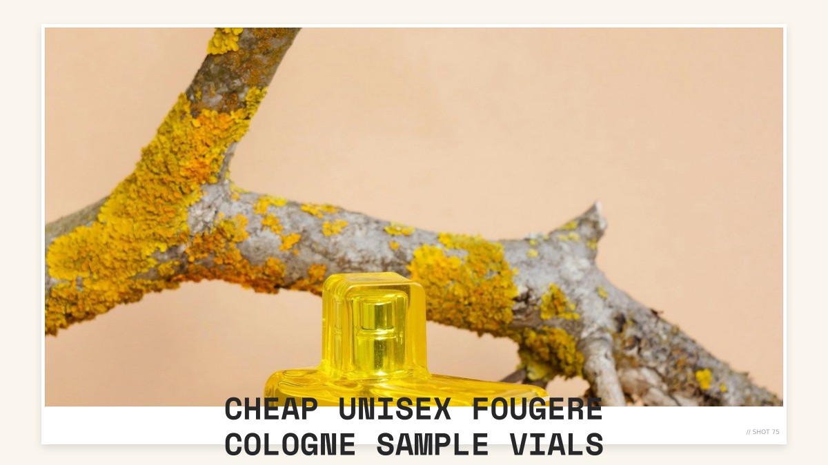 cheap unisex fougere cologne sample vials