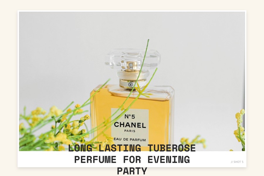 long lasting tuberose perfume for evening party