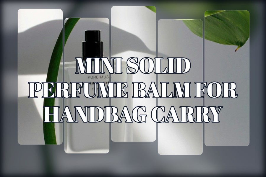 mini solid perfume balm for handbag carry