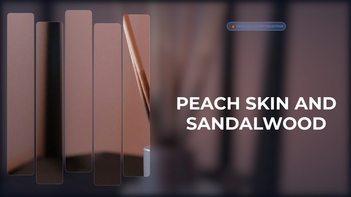 peach skin and sandalwood