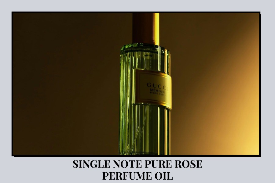 single note pure rose perfume oil